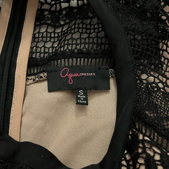 Bloomingdale’s Black and Beige Lace Dress - Picture 3 of 3